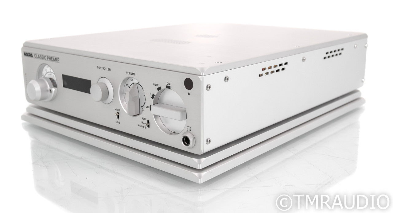 Nagra Classic Preamp Stereo Tube Preamplifier; Silver; VFS Isolation Platform