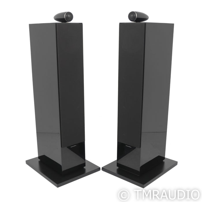 B&W 702 S2 Signature Floorstanding Speakers; Gloss Black Pair