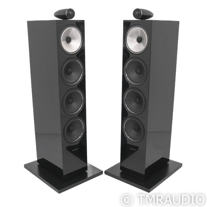 B&W 702 S2 Signature Floorstanding Speakers; Gloss Black Pair