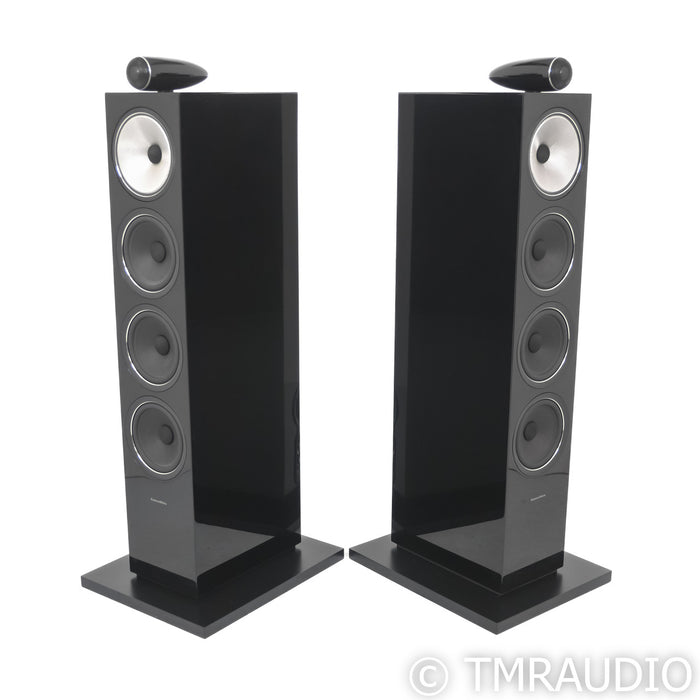 B&W 702 S2 Signature Floorstanding Speakers; Gloss Black Pair