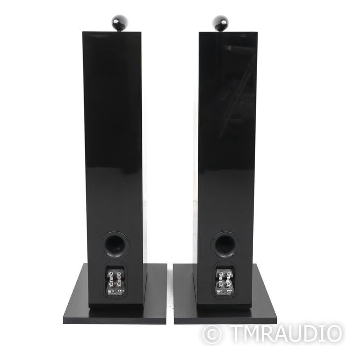 B&W 702 S2 Signature Floorstanding Speakers; Gloss Black Pair