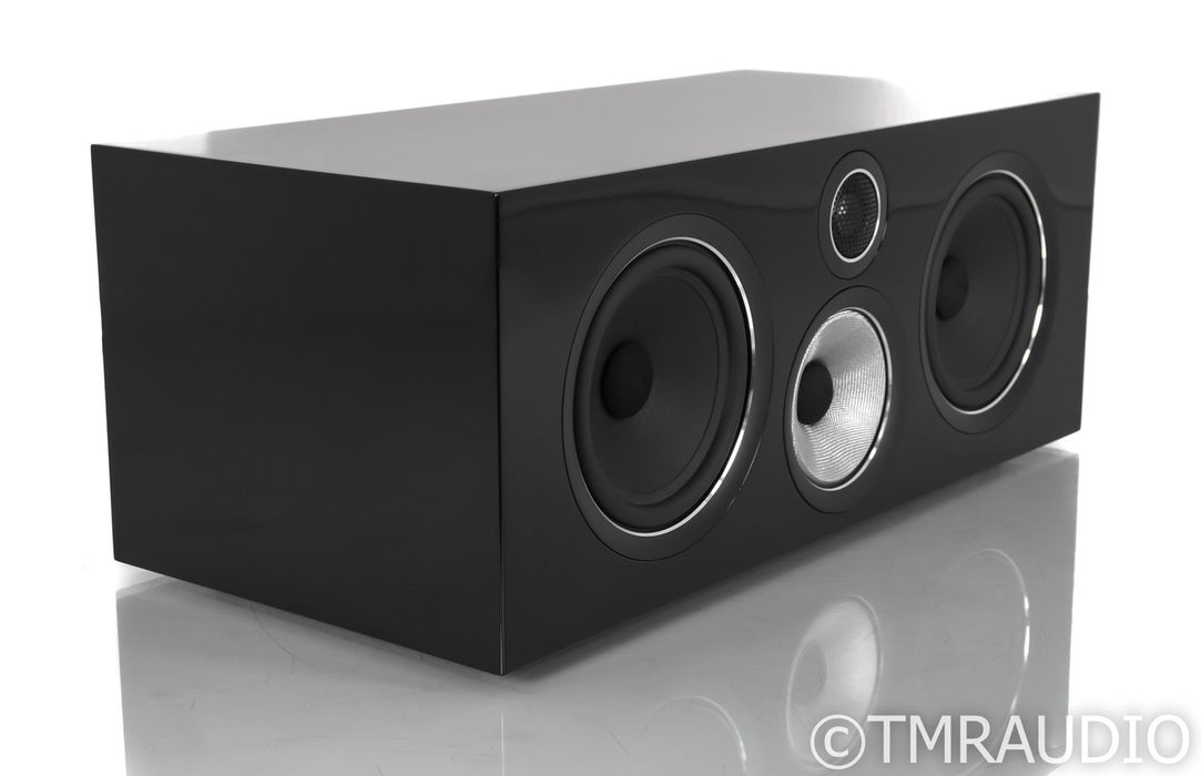 B&W HTM71 S2 Center Channel Speaker; Piano Black