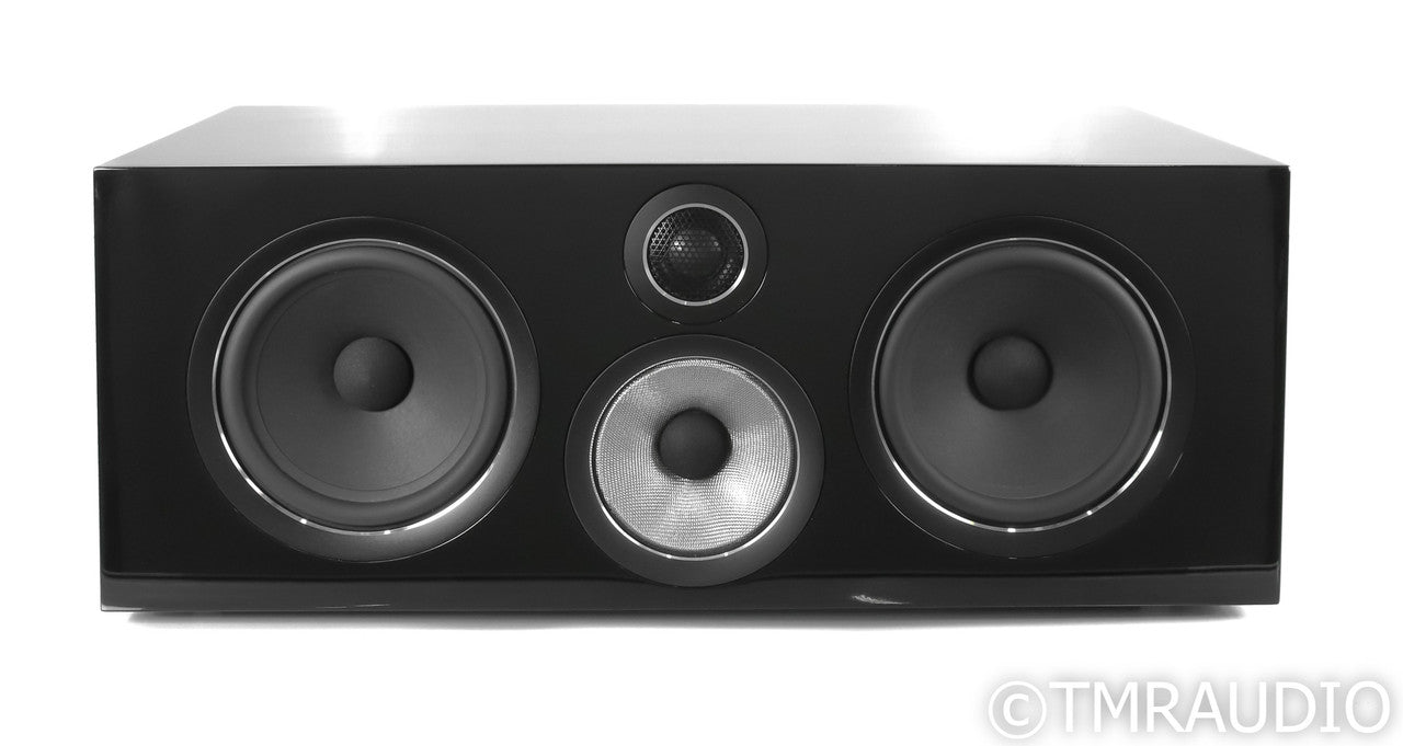 B&W HTM71 S2 Center Channel Speaker; Piano Black