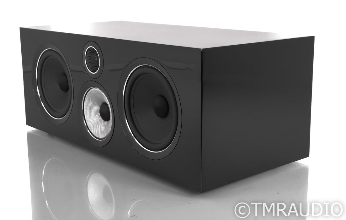 B&W HTM71 S2 Center Channel Speaker; Piano Black