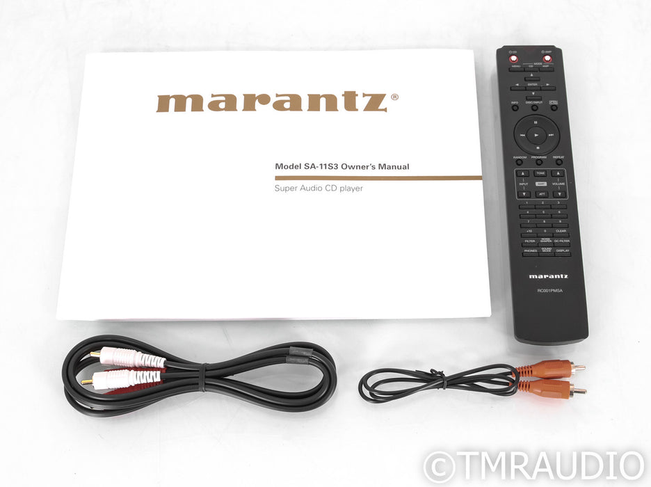 Marantz SA-11S3 SACD / CD Player; Black; Remote
