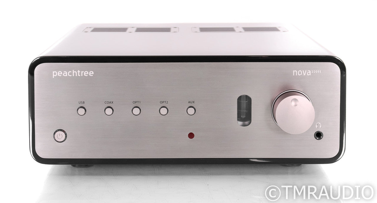 Peachtree Nova 220SE Stereo Tube Hybrid Integrated Amplifier; Gloss Black; Remote