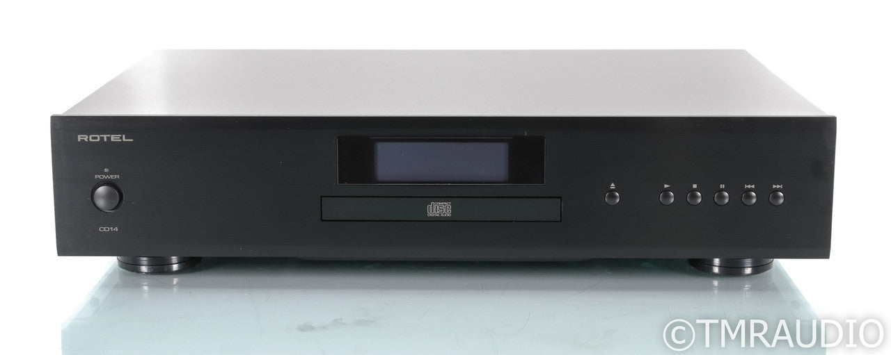 Rotel CD14 CD Player; CD-14; Remote; Black