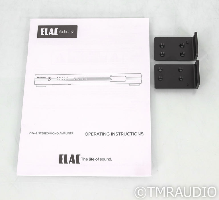 Elac Alchemy Series DPA-2 Stereo Power Amplifier; DPA2; Black
