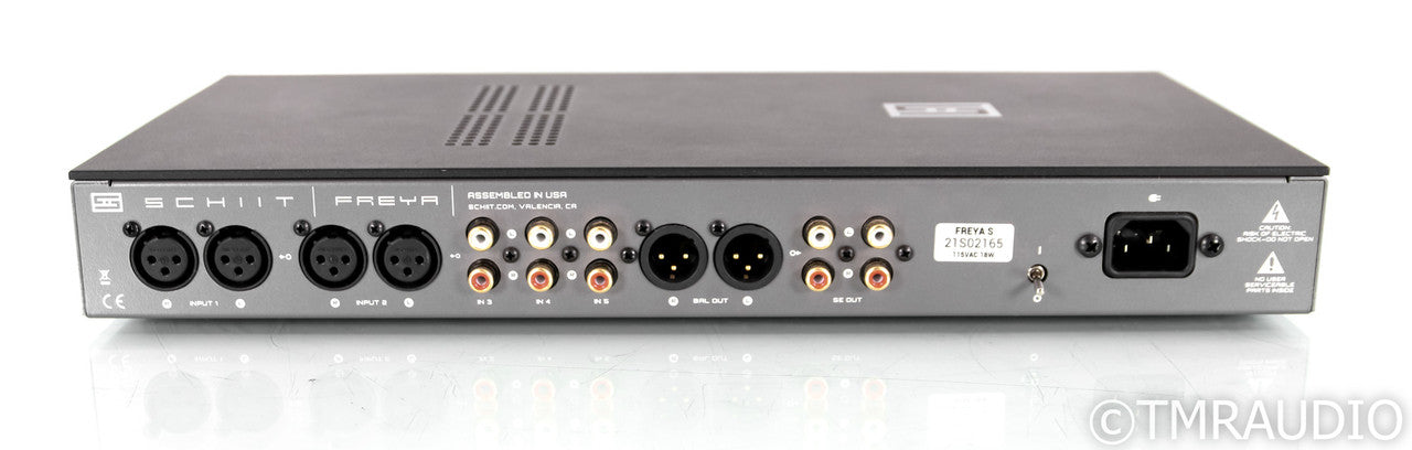 Schiit Freya S Stereo Preamplifier; Remote; Black; Solid State