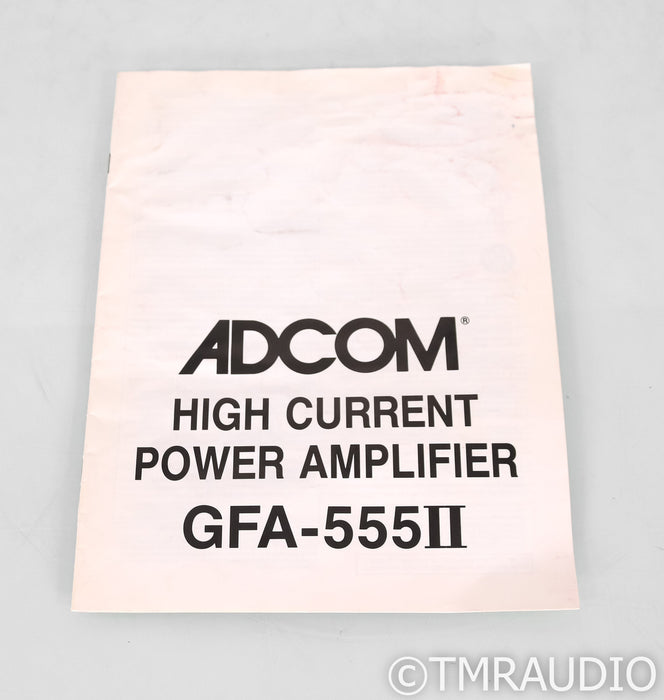 Adcom GFA-555 MkII Stereo Power Amplifier; GFA555II