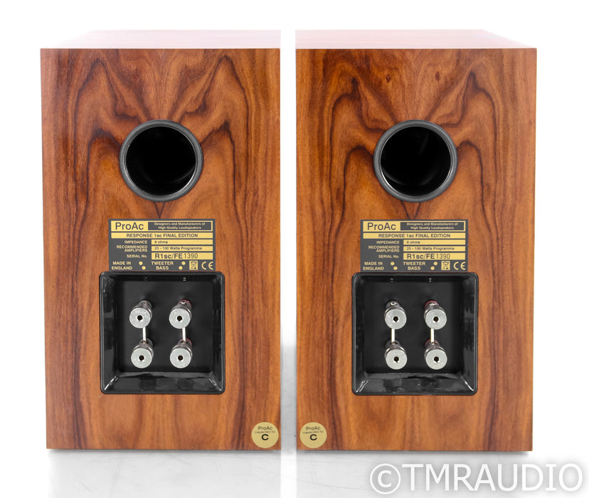 ProAC Response 1SC Final Edition Bookshelf Speakers; Rosewood Pair; R1se/FE
