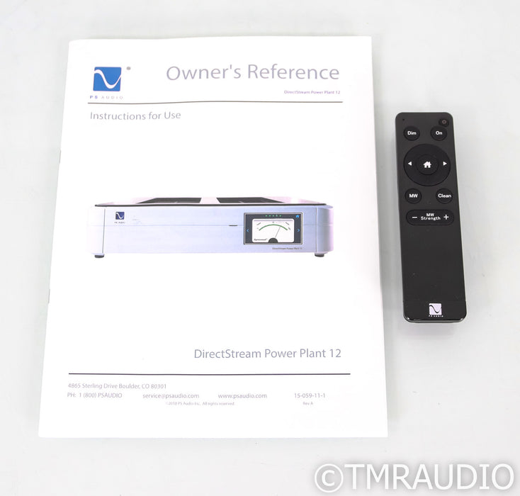 PS Audio DirectStream PowerPlant 12 Power Conditioner; Remote; Black