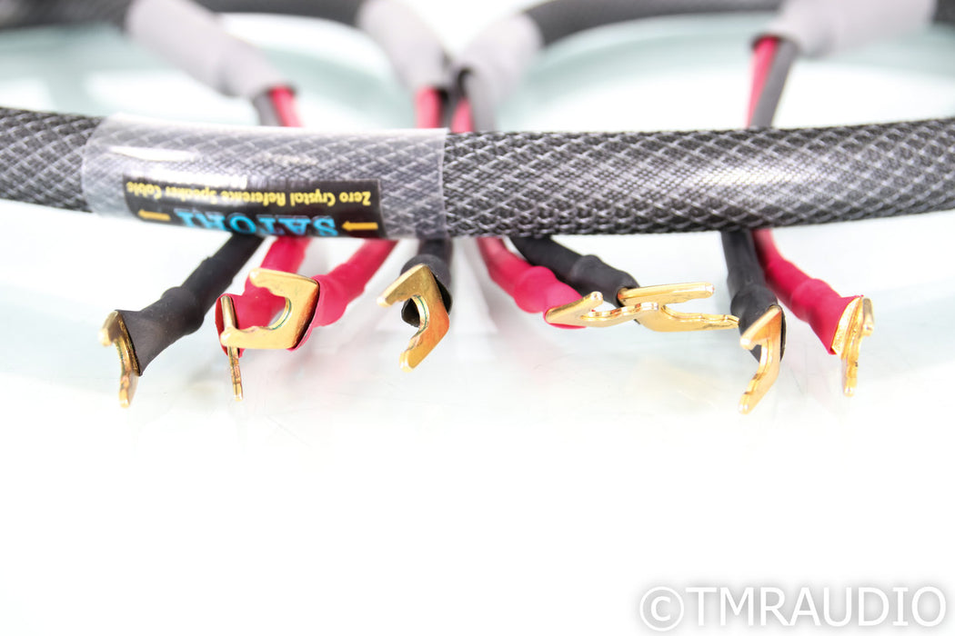 Acoustic Zen Satori Speaker Cables; 6ft Pair