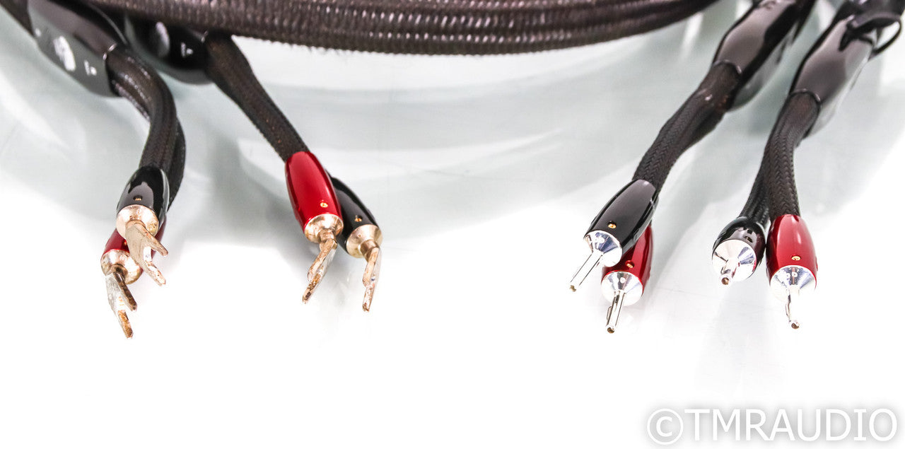 AudioQuest Oak Speaker Cables; 8ft Pair