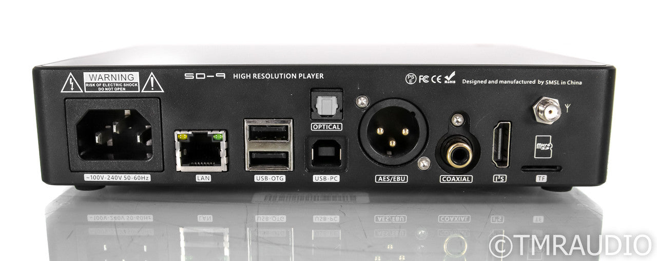 Smsl SD-9 Network Streamer; Black; Remote; Airplay; Bluetooth