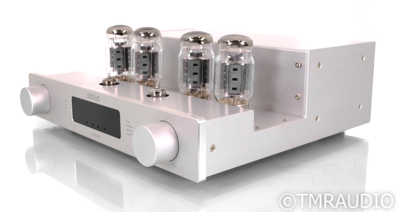 Octave Audio V40 SE Stereo Tube Integrated Amplifier; V-40; Remote; Silver
