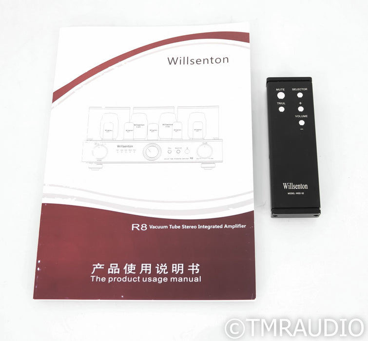 Willsenton R8 Stereo Tube Integrated Amplifer; Remote; Silver; R-8