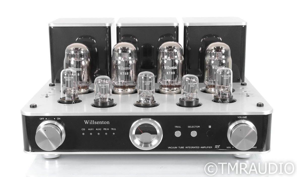Willsenton R8 Stereo Tube Integrated Amplifer; Remote; Silver; R-8