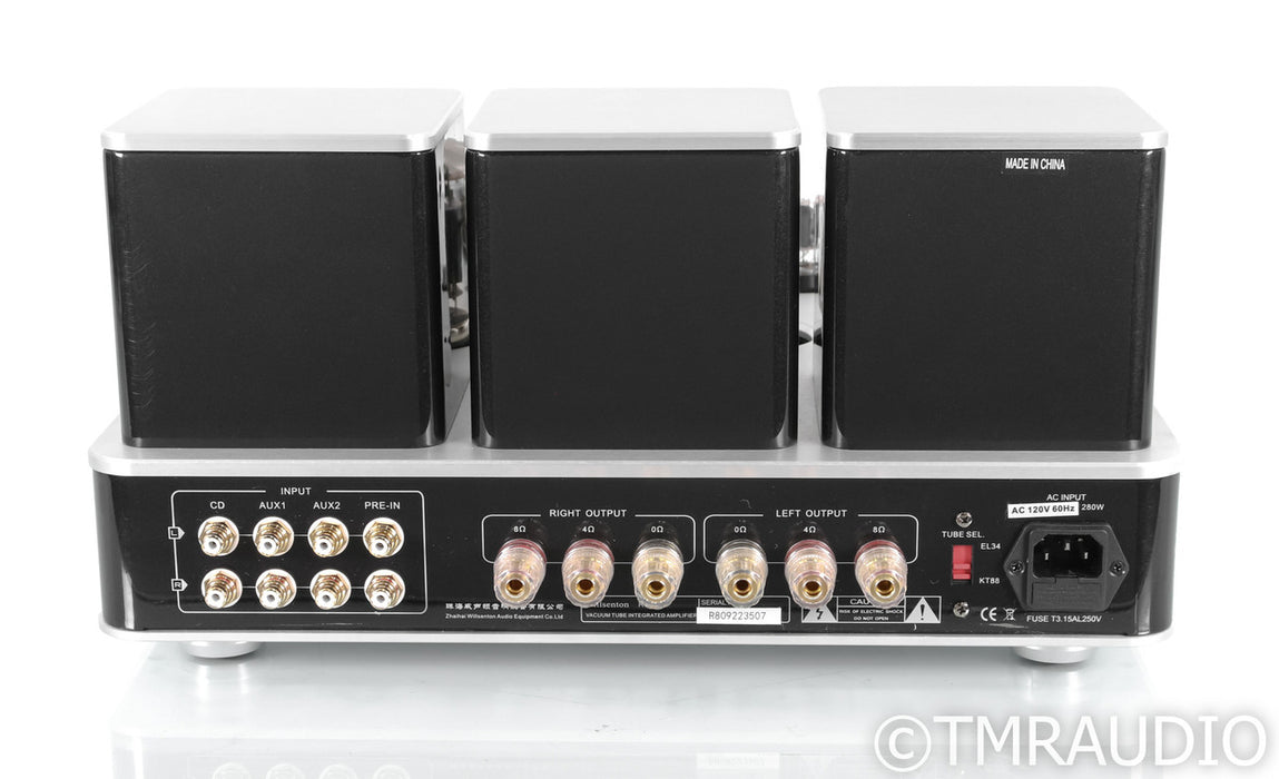 Willsenton R8 Stereo Tube Integrated Amplifer; Remote; Silver; R-8