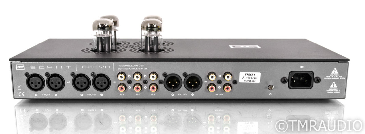Schiit Freya+ Stereo Tube Hybrid Preamplifier; Black; Remote; Plus
