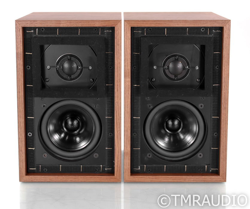 Falcon LS3/5A Gold Badge Bookshelf Speakers; LS-5 3A; Walnut Pair