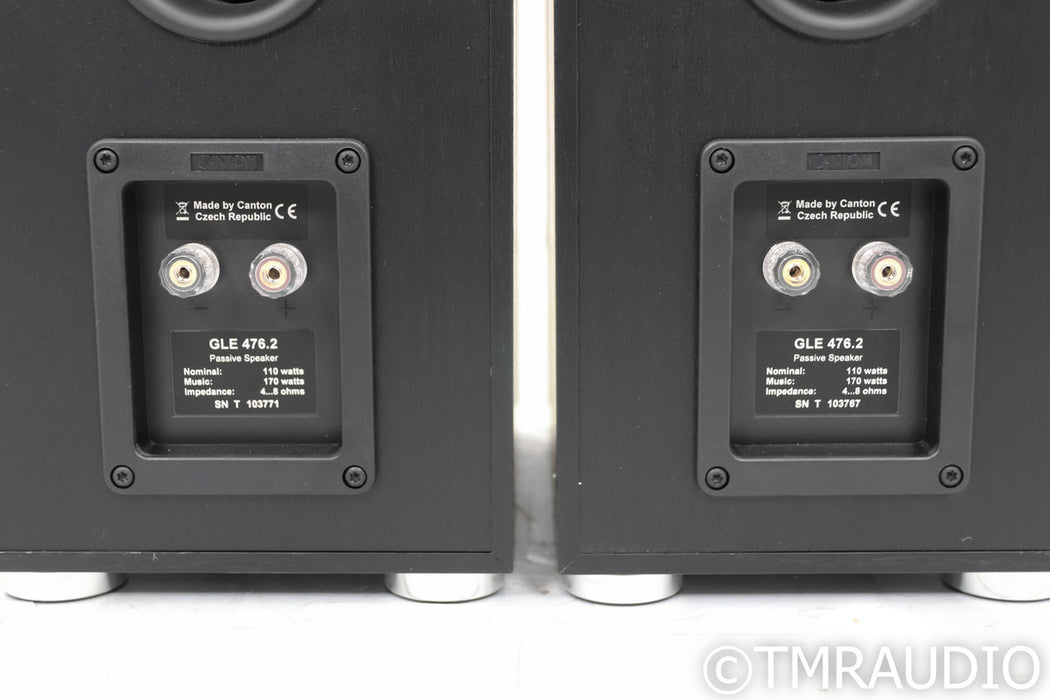 Canton GLE 476.2 Floorstanding Speakers; Black Pair