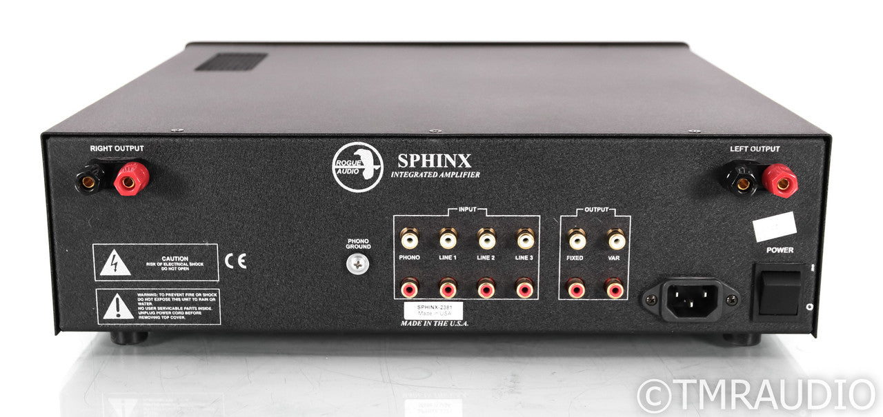 Rogue Audio Sphinx Stereo Tube Hybrid Integrated Amplifier; Black (No Remote)