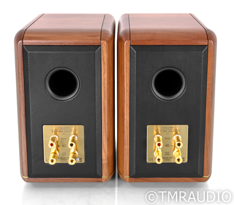Sonus Faber Minima Amator II Bookshelf Speakers; Walnut Pair
