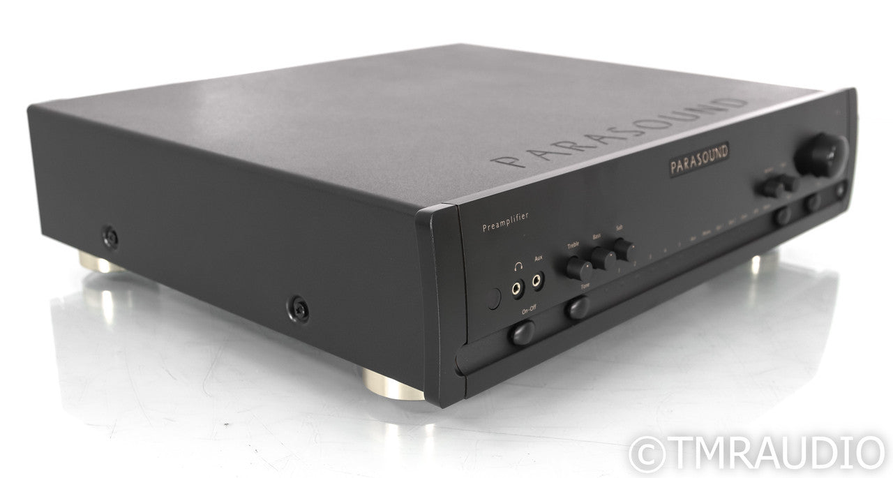 Parasound Halo P6 2.1 Channel Preamplifier; Black; Remote; MM / MC Phono