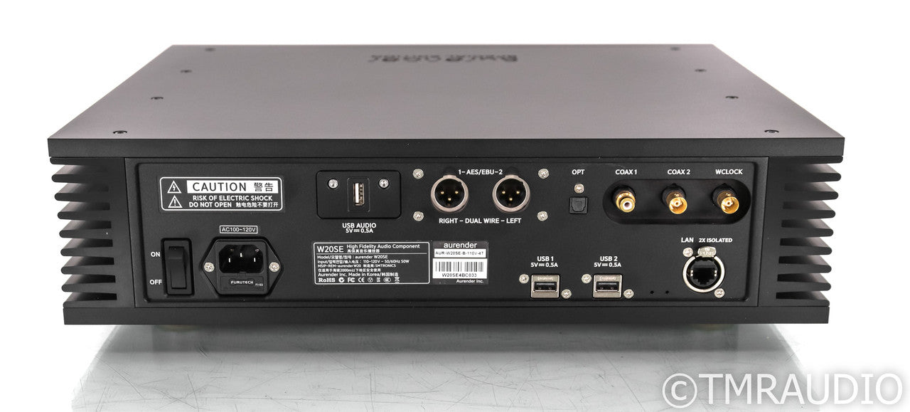 Aurender W20SE Network Streamer / Server; 4TB; Black (Open Box)