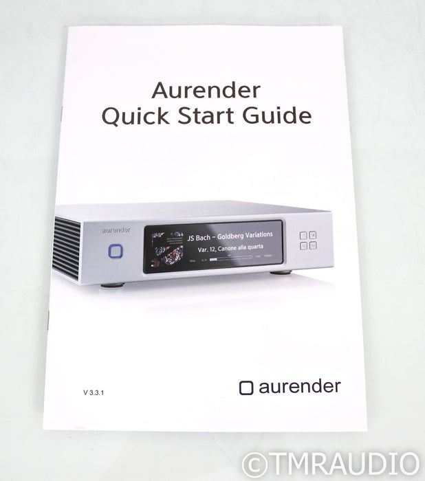 Aurender W20SE Network Streamer / Server; 4TB; Black (Open Box)