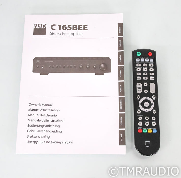 NAD C 165BEE Stereo Preamplifier; C165BEE; Remote; MM / MC Phono