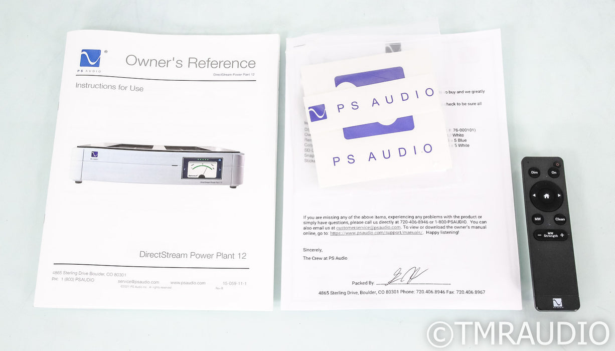 PS Audio DirectStream Power Plant 12; Silver; Remote (Used)