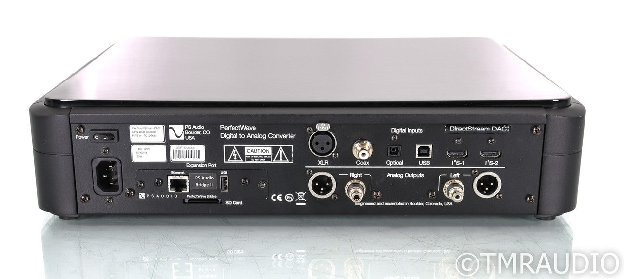 PS Audio PerfectWave DirectStream DAC; D/A Converter; Remote; Black; Bridge II