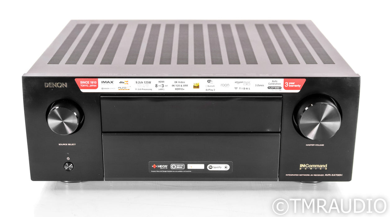 Denon AVR-X4700H 9.2 Channel Home Theater Receiver; AVRX4700H; Remote
