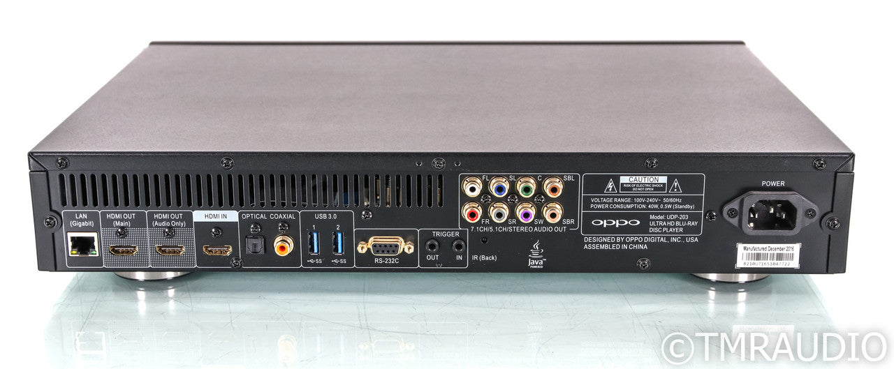 Oppo UDP-203 Universal Disk Player; Remote; UDP203; 4K