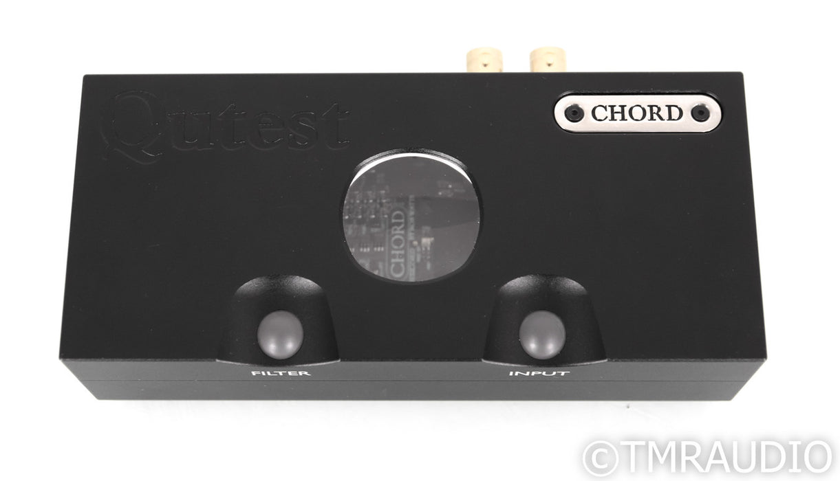Chord Electronics Quetest DSD DAC; D/A Converter; Black