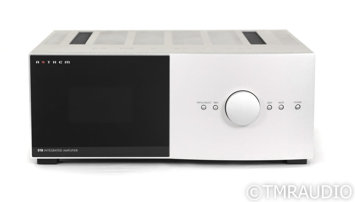 Anthem STR Stereo Integrated Amplifier; Silver; Remote; MM / MC Phono