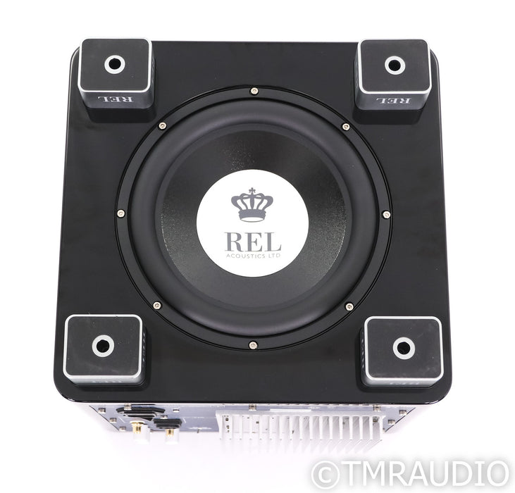 REL T/7x 8" Powered Subwoofer; High Gloss Black
