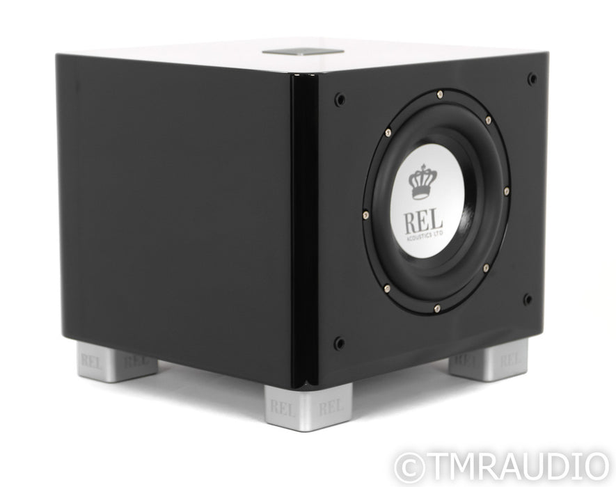 REL T/7x 8" Powered Subwoofer; High Gloss Black