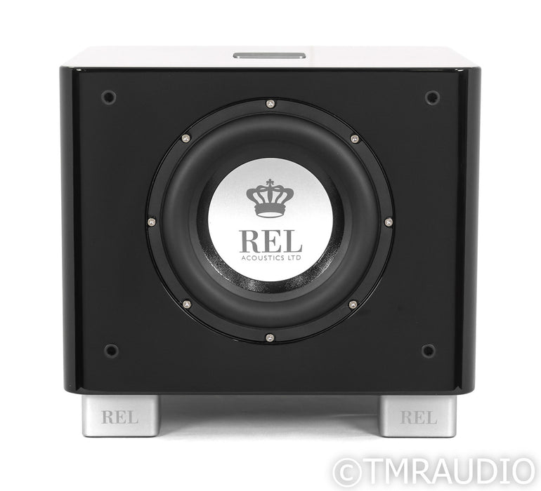 REL T/7x 8" Powered Subwoofer; High Gloss Black