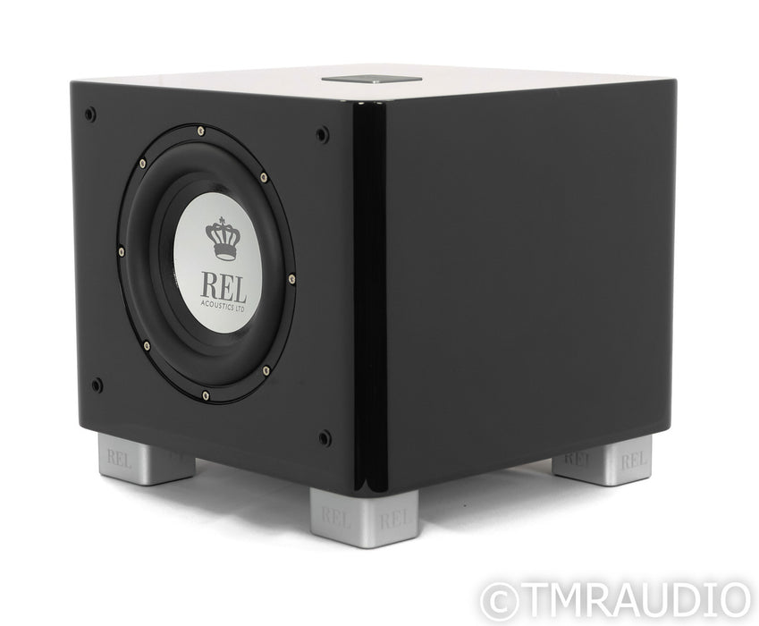 REL T/7x 8" Powered Subwoofer; High Gloss Black