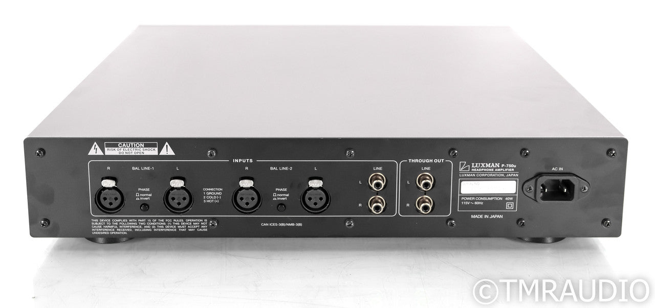 Luxman p-750u Headphone Amplifier; Silver; 100V