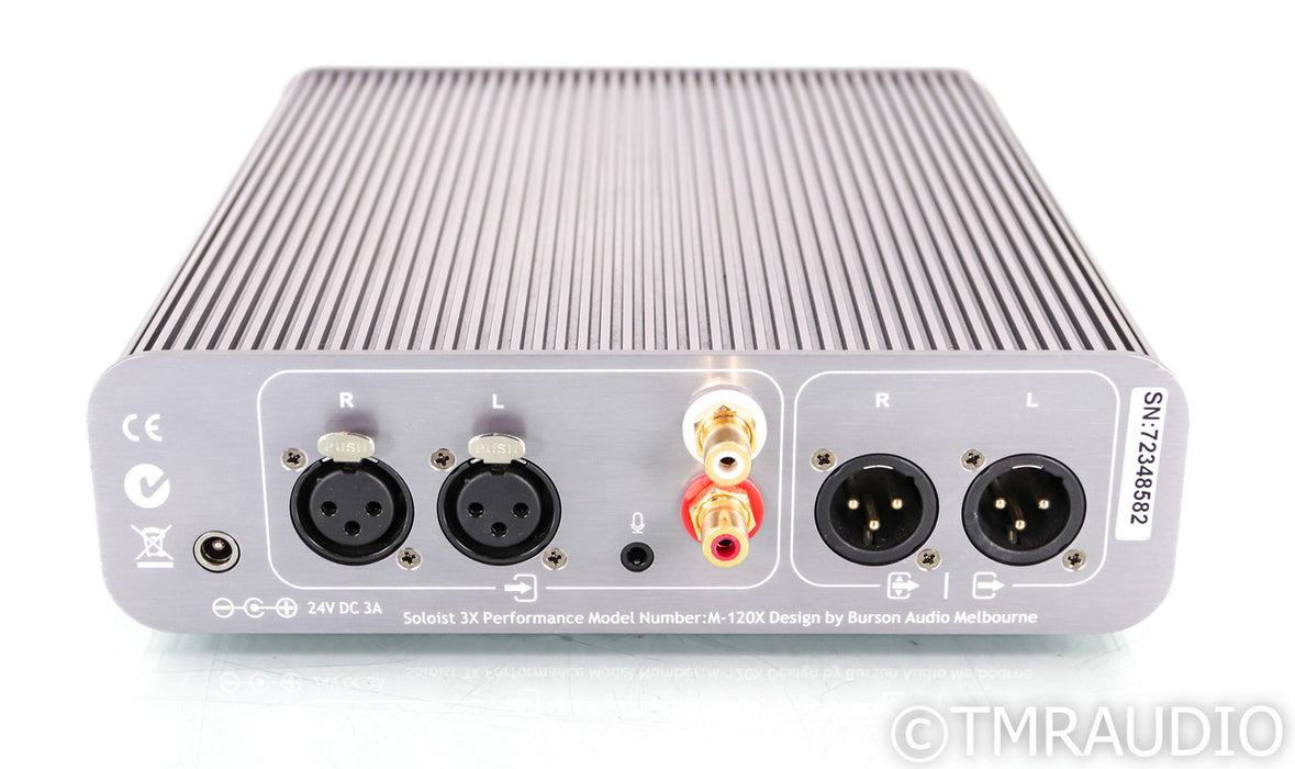 Burson Audio Soloist 3X Performance Headphone Amplifier; Silver; Remote