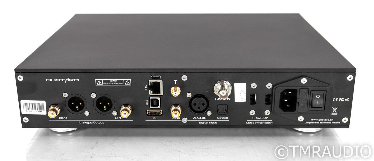 Gustard R26 R2R DAC; D/A Converter; R-26; Black; Remote
