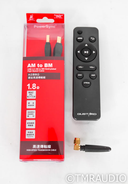 Gustard R26 R2R DAC; D/A Converter; R-26; Black; Remote