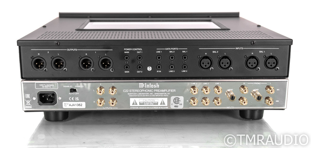 McIntosh C22 MKV Stereo Tube Preamplifier; Remote; C-22 Mk5; MM / MC Phono