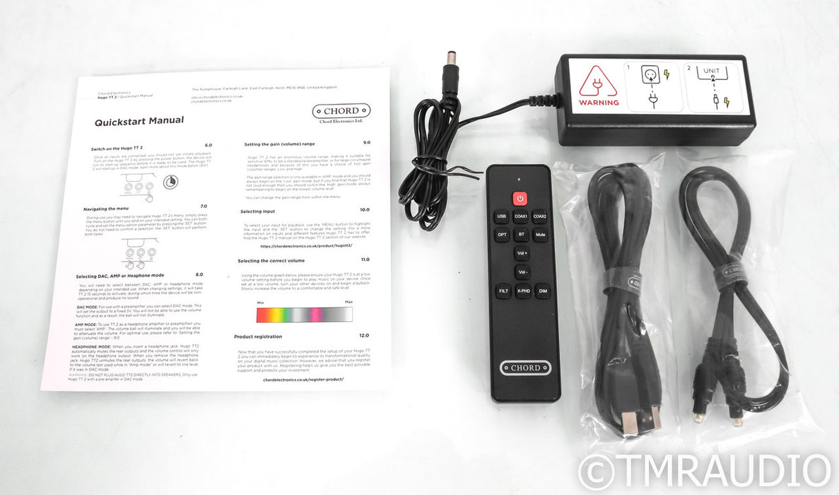 Chord Electronics Hugo TT 2 Headphone Amplifier / DAC; Black; D/A Converter