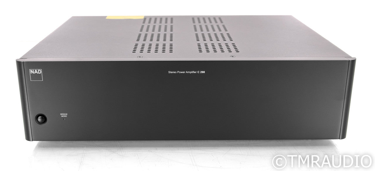 NAD C 298 Stereo Power Amplifier; Graphite (Unused / Mint)