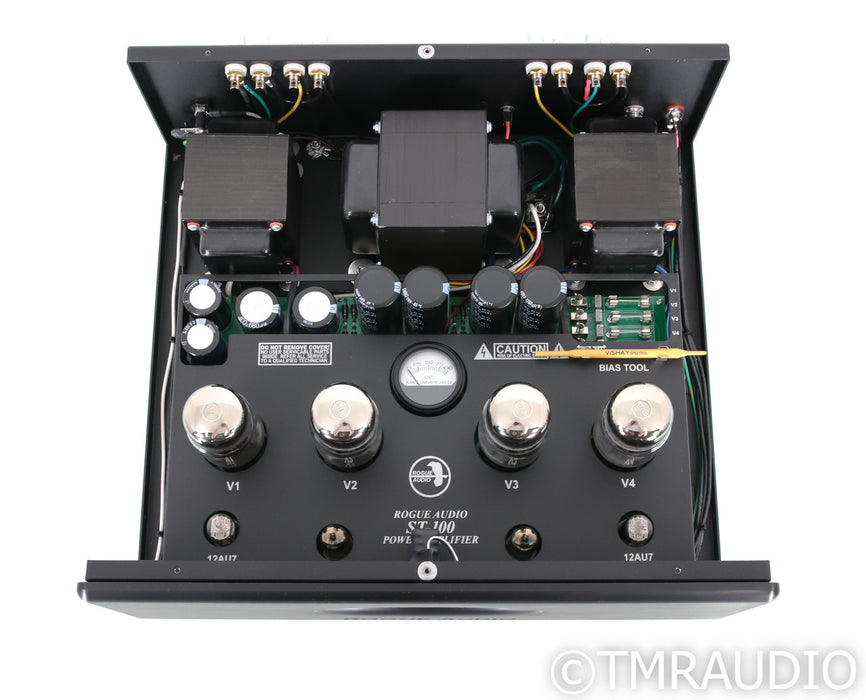 Rogue Audio ST-100 Dark Stereo Tube Power Amplifier; ST100; Black